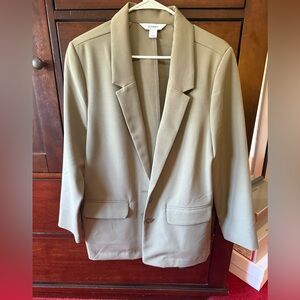 Women’s Blazer - Olive Green Tailored Jacket